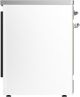 Ilve® Majestic III 30" White Pro Style Induction Range with Solid Door and Chrome Trim-4