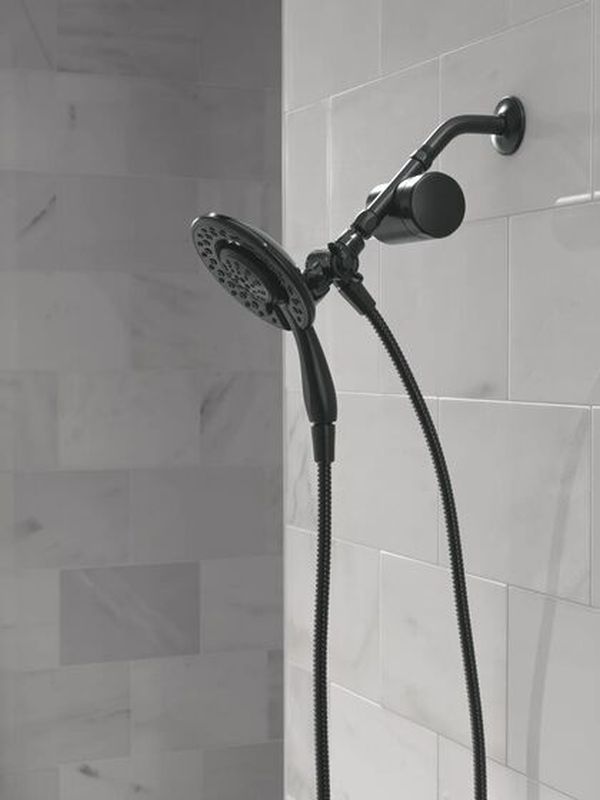 Delta Clarifi™ Matte Black Shower Filter Attachment with 4-Setting In2ition®-3