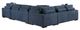 Homelegance® Raife 4-Piece Blue Sectional with Right Chaise-5