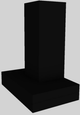 Vent-A-Hood® K Series 30" Black Contemporary Wall Mounted Range Hood-5