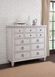 American Woodcrafters 1020 Salter Path White Master Chest-1
