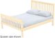 Crate Designs™ Furniture Unfinished Queen Mission Bed-0