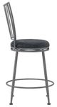 HH2 Home Slemmons Gray Swivel Counter Stool-2
