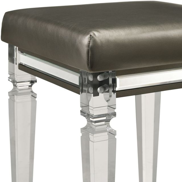 Elements International Twenty Nine Copper Vanity Stool-3