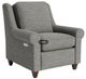 Bassett® Furniture Customizable Magnificent Motion Fabric Roll Arm Power Wall Recliner-0
