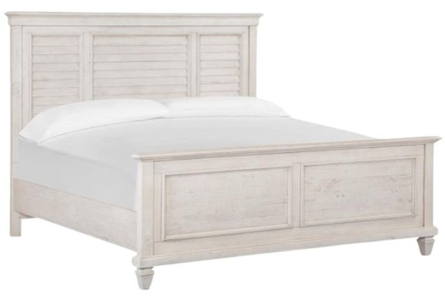 Magnussen Home® Newport Alabaster King Shutter Panel Bed-0