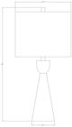 Surya Downey Brown Table Lamp-2