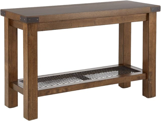 Steve Silver Co. Hailee Antique Oak Sofa Table-0