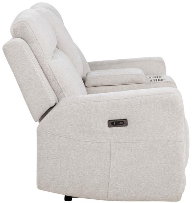 Coaster® Kennett Ivory Power Reclining Loveseat-2