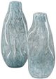 Currey & Company Tyne Gold/Pale Blue Vase-1