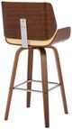 Armen Living Tyler 2-Piece Cream/Walnut Counter Stool Set-5