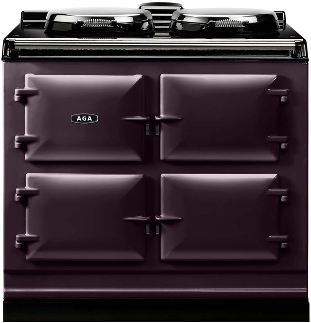 AGA™ 39" Aubergine Dual Control Electric Range-0