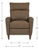 La-Z-Boy® Mercer Mahogany High Leg Power Recliner with Headrest-4