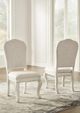 Signature Design by Ashley® Arlendyne Antique White Upholstered Dining Chair-4