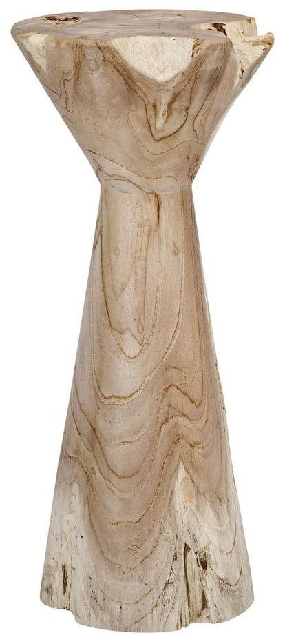 Uttermost® Coastwood Natural Beached Wood Indoor-Outdoor Drink Table-1