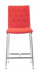 Zuo® Uppsala Tangerine Counter Chair-1