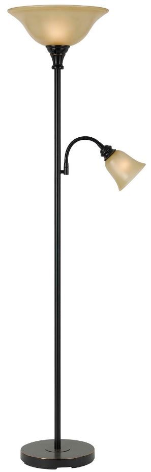 Cal® Lighting & Accessories Dark Bronze Torchiere-0