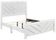 Homelegance® Corbin White Full Panel Bed-4