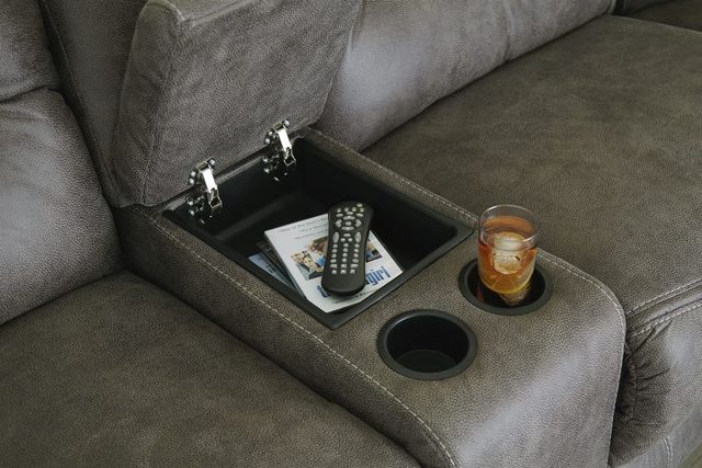 Signature Design by Ashley® Cranedall 7-Piece Quarry Power Reclining Sectional -4