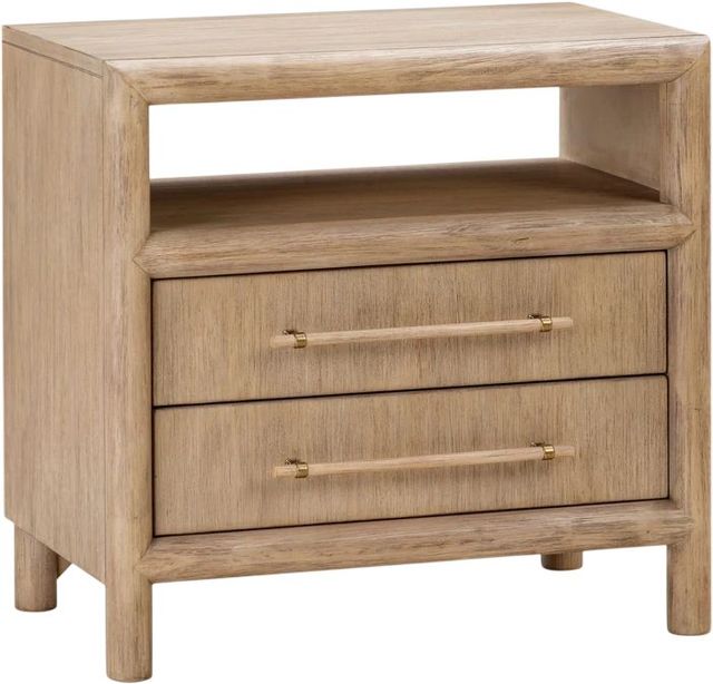 Modus Furniture Dorsey Granola 2-Drawer Nightstand-0