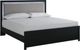 Signature Design by Ashley® Maeling 4-Piece Black King Upholstered Panel Bedroom Set-2