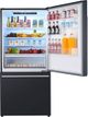 FORNO® Milano Espresso 31 in. 17.2 Cu. Ft. Black Counter Depth Bottom Freezer Refrigerator-4