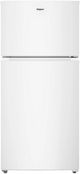 Whirlpool® 28" 14.3 Cu. Ft. White Top Freezer Refrigerator with Total Coverage Cooling-0