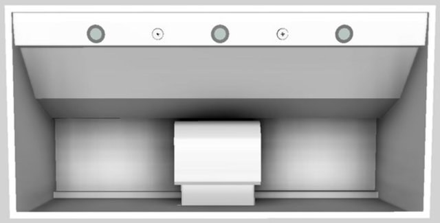 Vent-A-Hood® 48" White Wall Mounted Range Hood-3