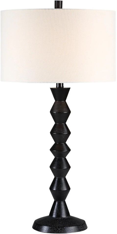 Renwil® Everren Tulum Matte Black Table Lamp-3