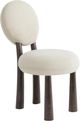 TOV Furniture Sulley Cream/Dark Brown Dining Chair-0