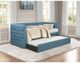 Mazin Furniture Adalie Blue Twin Daybed with Trundle-2