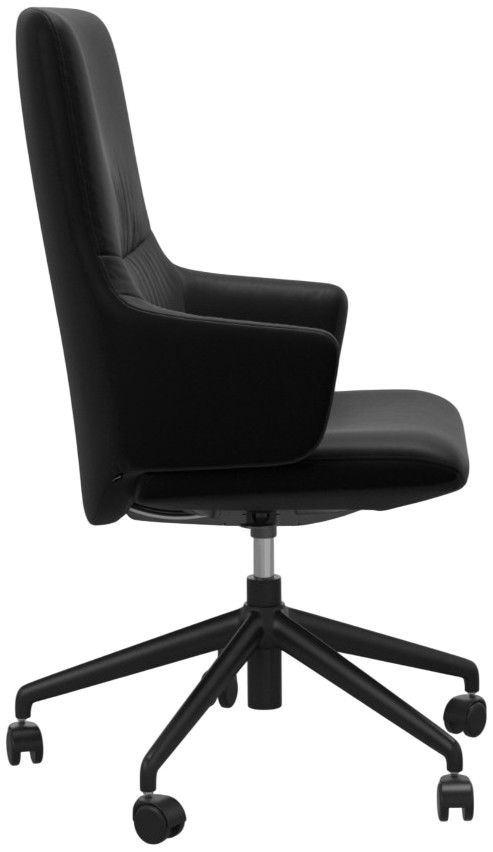 Stressless® by Ekornes® Customizable Mint Large High Back Office Chair with Arms-3