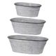 A & B Home 3-Piece Gray Tub Set-0