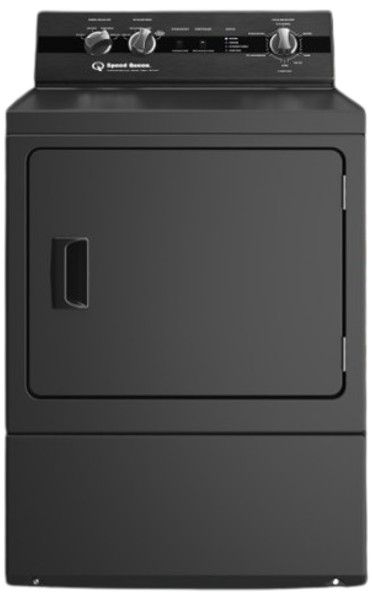 Speed Queen® DC5 7.0 Cu. Ft. Matte Black Gas Dryer-0