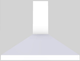 Vent-A-Hood® 42" White Wall Mounted Range Hood-0