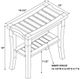 Linon Bracken Natural Bamboo Accent Stool-2