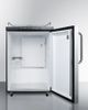 Summit® 5.6 Cu. Ft. Stainless Steel Beer Cooler/Kegerator-2