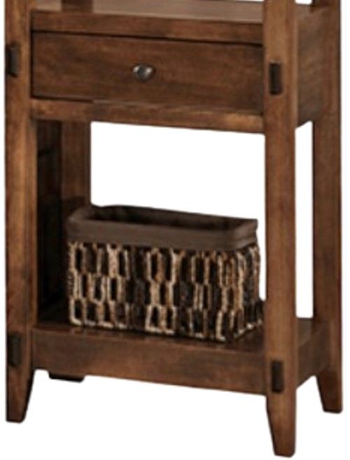 Archbold Furniture Customizable Amish Essentials Maple Mission Open Tower-2