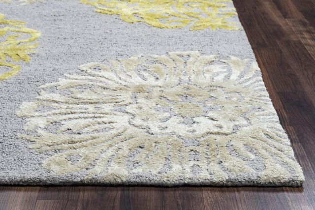 Rizzy Home Eden Harbor Yellow 5' x 8' Rug-1