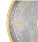 A & B Home Gold/Gray Wall Clock-3