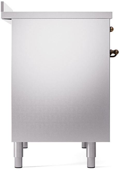 Ilve® Nostalgie II Series 40" Stainless Steel Pro Style Induction Range-3