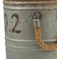 A & B Home 2-Piece Gray Patchin Metal Outdoor Jug Set-5