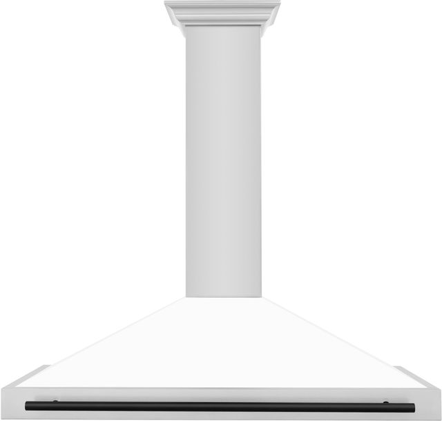 ZLINE Autograph Edition 48" White Matte Wall Mounted Range Hood -0