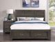 Winners Only® Harper Gray King Panel Storage Bed-2