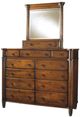 Durham Furniture George Washington Architect Barley Dressing Mirror-2