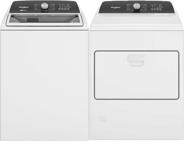 Whirlpool® White Top Load Washer & Gas Dryer Laundry Pair-0
