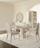 Bernhardt East Hampton Cerused Linen Round Dining Table-1