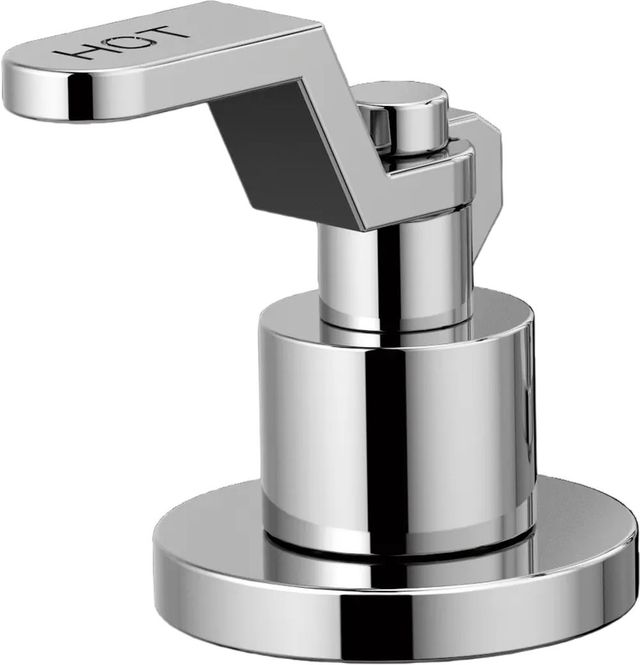 Brizo Litze® Polished Chrome Widespread Lavatory Industrial Lever Handle Kit-0