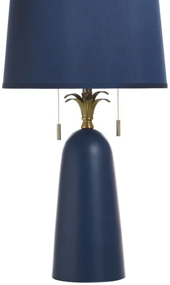 Stylecraft Latilly Blue Table Lamp-1
