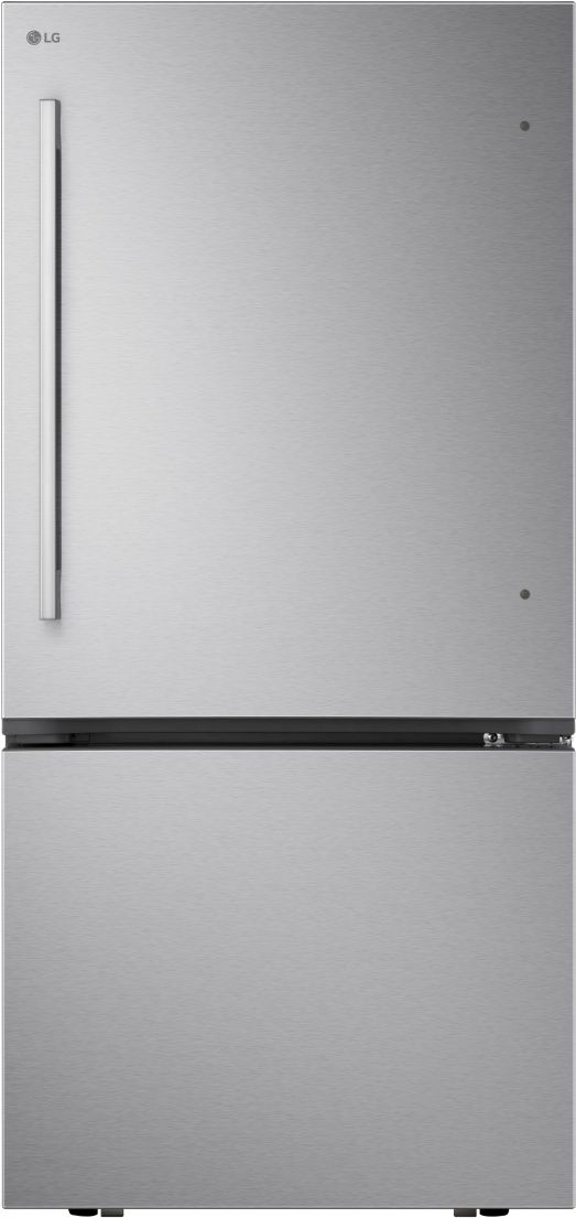 LG 33" 25.5 Cu. Ft. PrintProof™ Stainless Steel Bottom Freezer Refrigerator-0